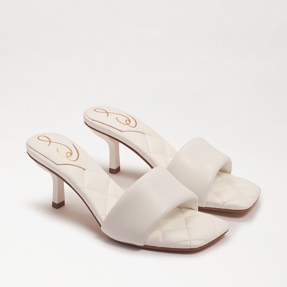 Sam Edelman White Women's Heeled Sandals